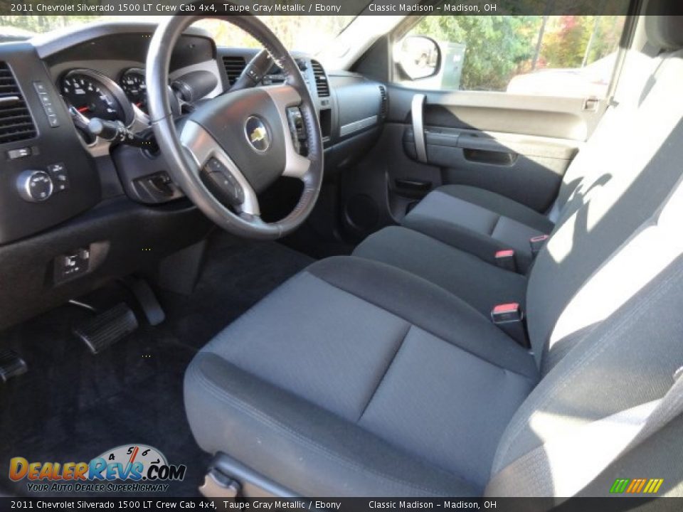 2011 Chevrolet Silverado 1500 LT Crew Cab 4x4 Taupe Gray Metallic / Ebony Photo #3