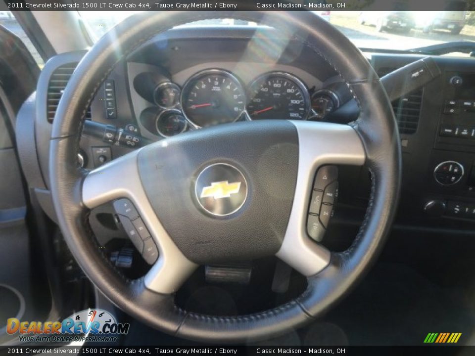 2011 Chevrolet Silverado 1500 LT Crew Cab 4x4 Taupe Gray Metallic / Ebony Photo #5