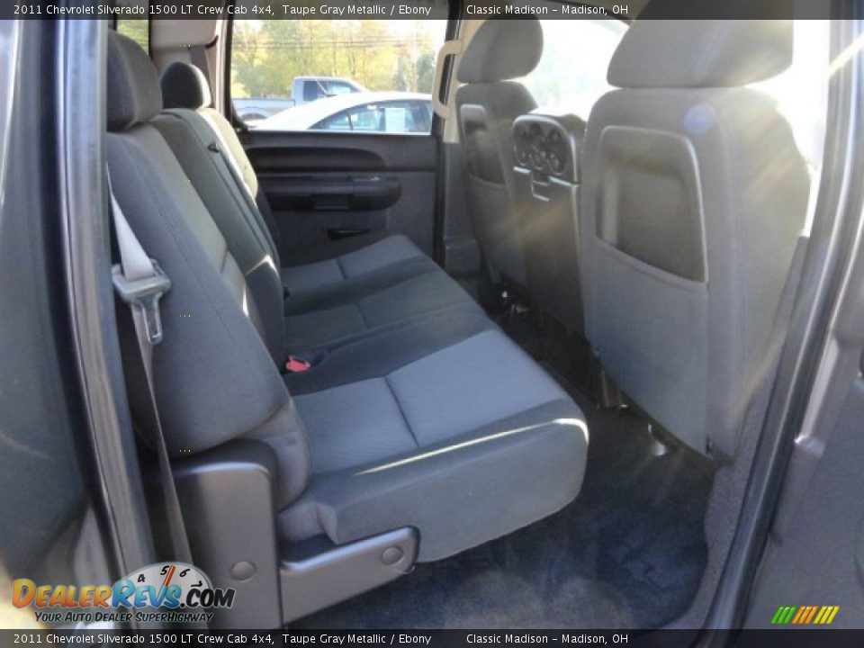 2011 Chevrolet Silverado 1500 LT Crew Cab 4x4 Taupe Gray Metallic / Ebony Photo #9