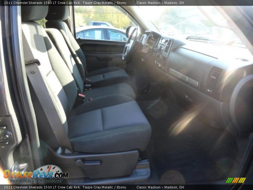 2011 Chevrolet Silverado 1500 LT Crew Cab 4x4 Taupe Gray Metallic / Ebony Photo #12