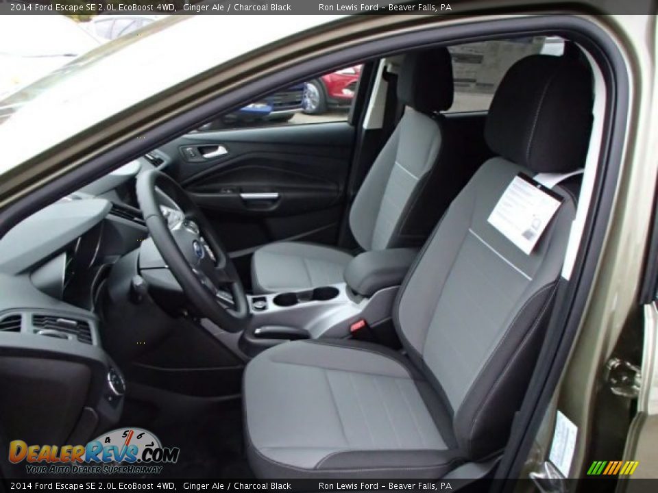 2014 Ford Escape SE 2.0L EcoBoost 4WD Ginger Ale / Charcoal Black Photo #10