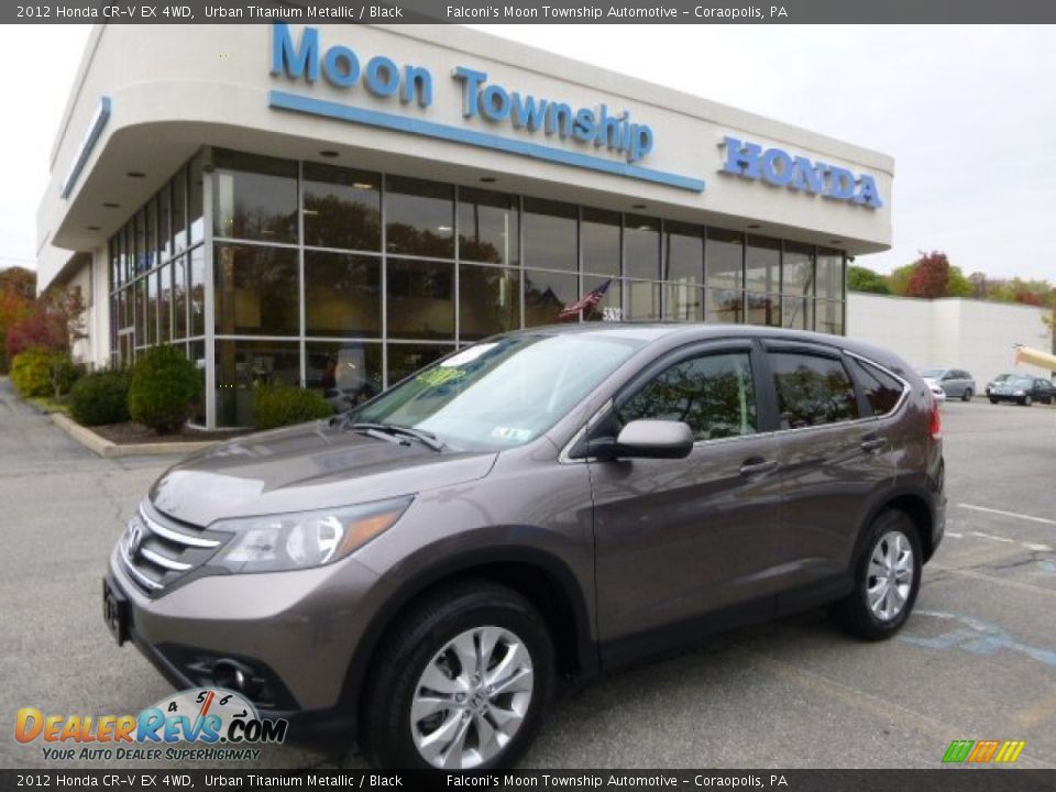 2012 Honda CR-V EX 4WD Urban Titanium Metallic / Black Photo #1