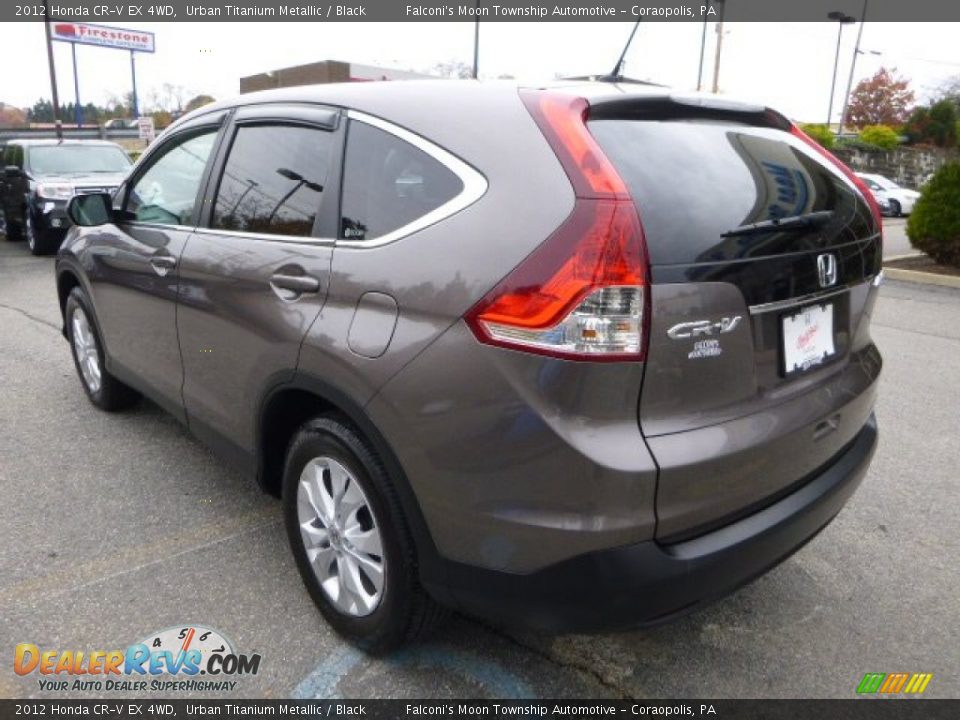 2012 Honda CR-V EX 4WD Urban Titanium Metallic / Black Photo #3