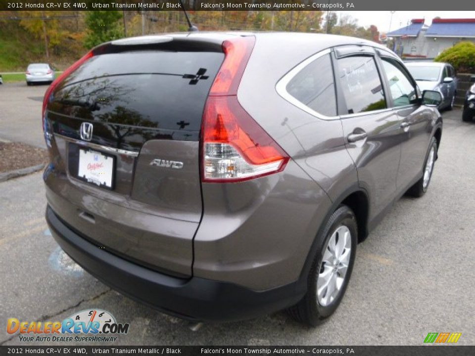2012 Honda CR-V EX 4WD Urban Titanium Metallic / Black Photo #5