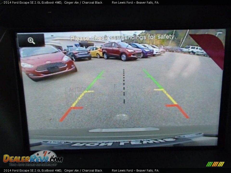 2014 Ford Escape SE 2.0L EcoBoost 4WD Ginger Ale / Charcoal Black Photo #17
