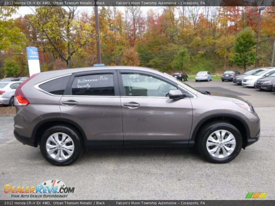 2012 Honda CR-V EX 4WD Urban Titanium Metallic / Black Photo #6