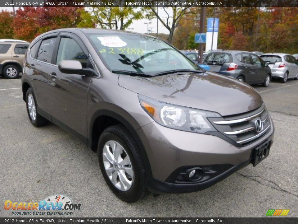 2012 Honda CR-V EX 4WD Urban Titanium Metallic / Black Photo #7