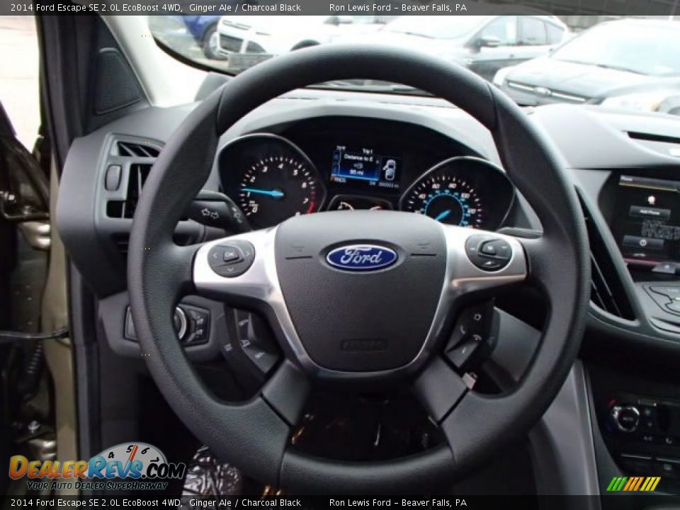 2014 Ford Escape SE 2.0L EcoBoost 4WD Ginger Ale / Charcoal Black Photo #19