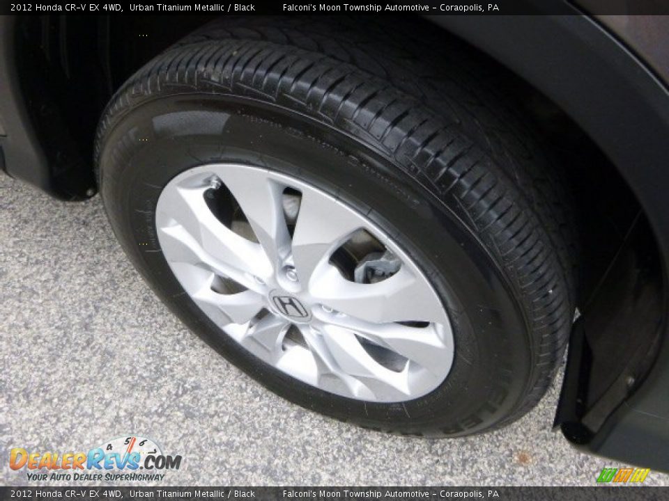 2012 Honda CR-V EX 4WD Urban Titanium Metallic / Black Photo #9
