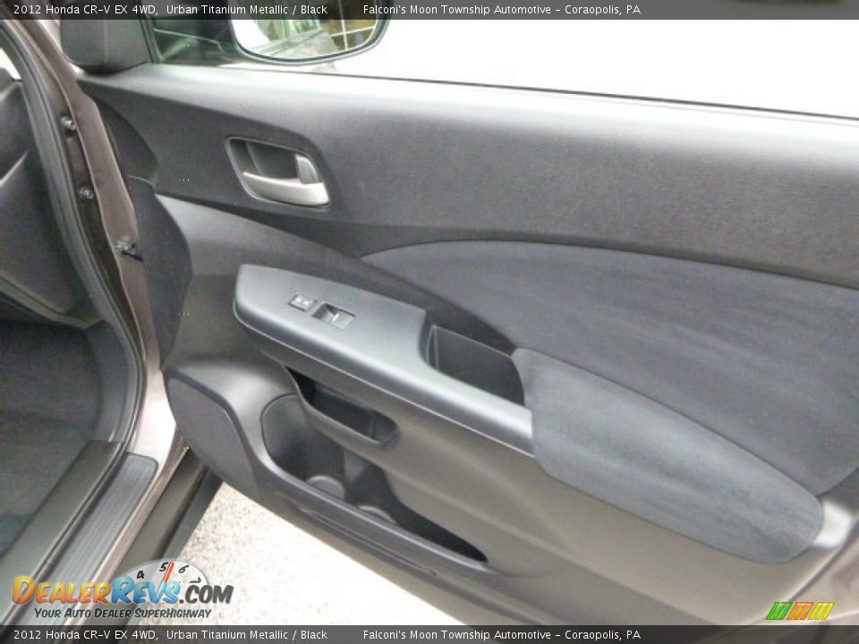 2012 Honda CR-V EX 4WD Urban Titanium Metallic / Black Photo #12