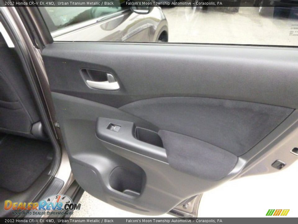 2012 Honda CR-V EX 4WD Urban Titanium Metallic / Black Photo #14