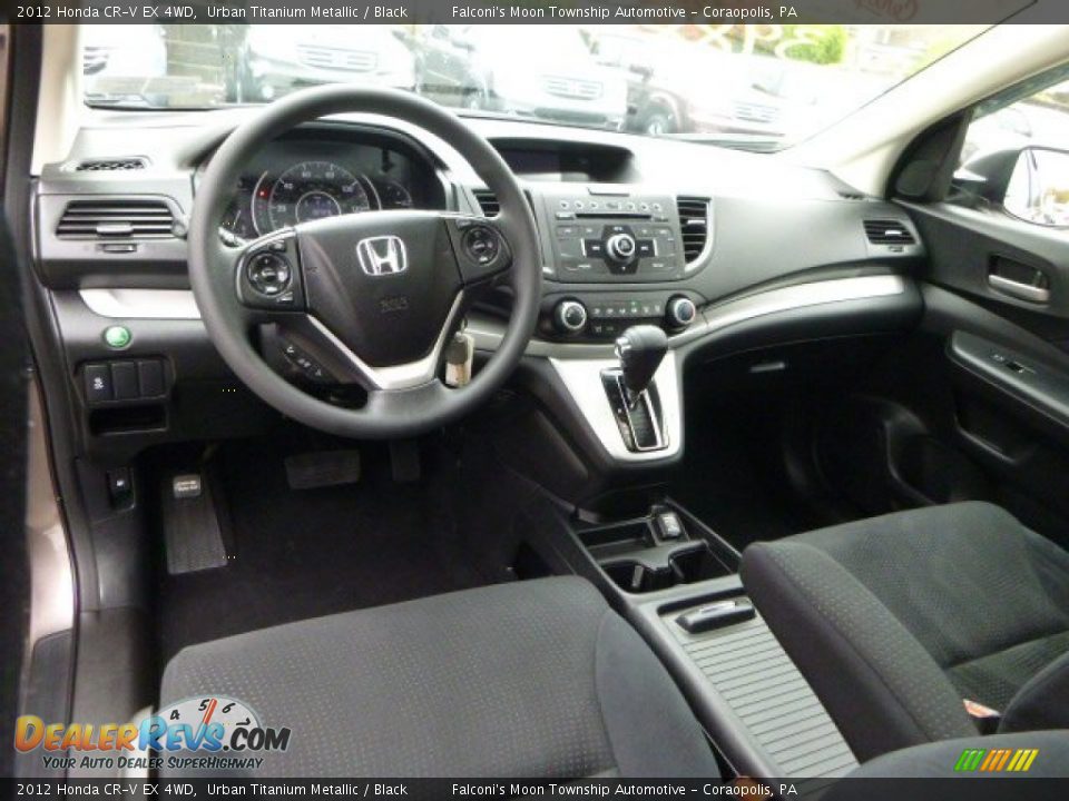 2012 Honda CR-V EX 4WD Urban Titanium Metallic / Black Photo #17