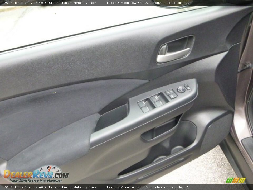 2012 Honda CR-V EX 4WD Urban Titanium Metallic / Black Photo #19