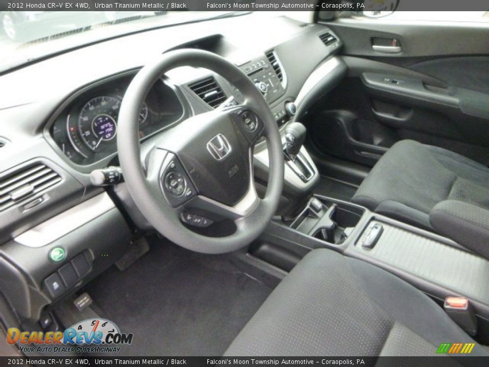 2012 Honda CR-V EX 4WD Urban Titanium Metallic / Black Photo #20