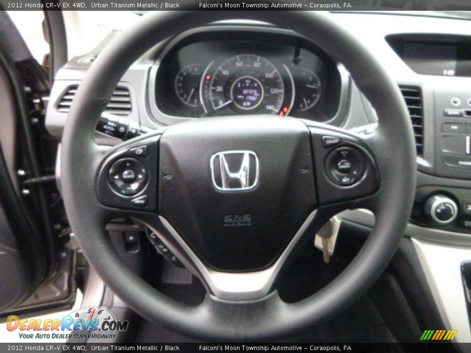 2012 Honda CR-V EX 4WD Urban Titanium Metallic / Black Photo #22