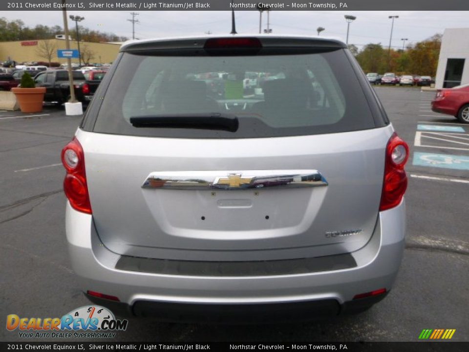 2011 Chevrolet Equinox LS Silver Ice Metallic / Light Titanium/Jet Black Photo #4