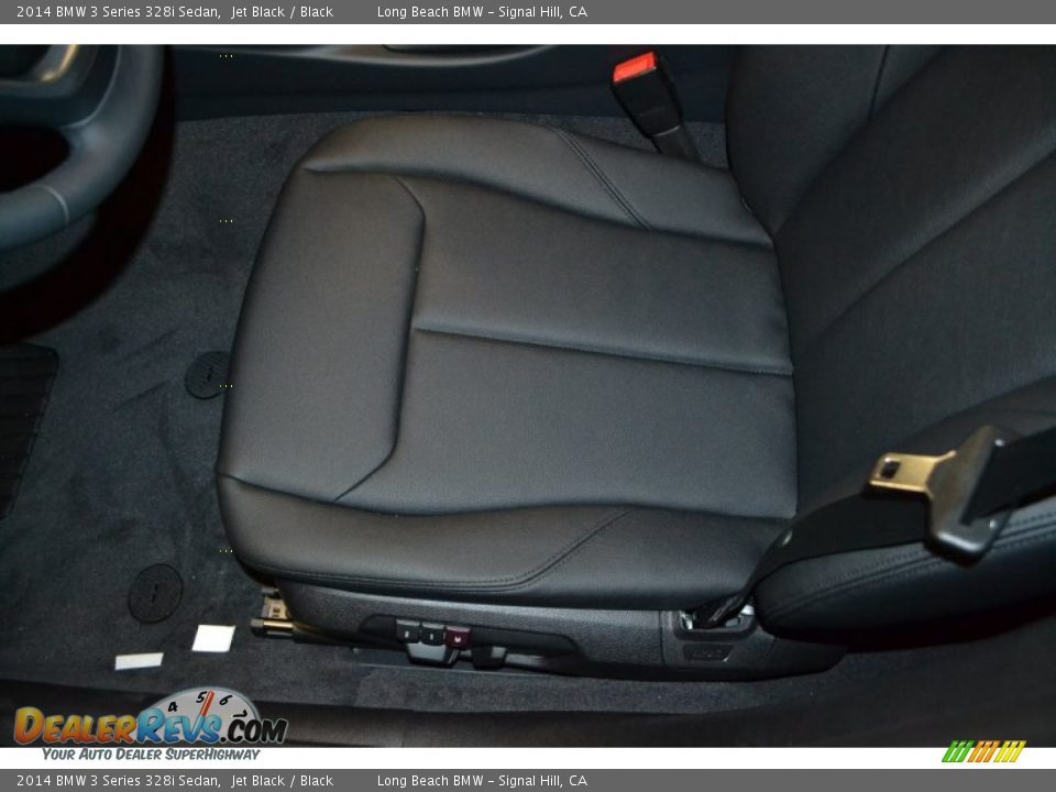 2014 BMW 3 Series 328i Sedan Jet Black / Black Photo #7