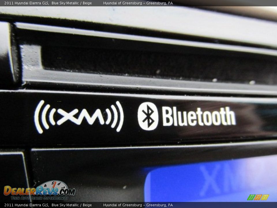 2011 Hyundai Elantra GLS Blue Sky Metallic / Beige Photo #16