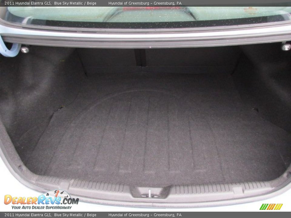2011 Hyundai Elantra GLS Blue Sky Metallic / Beige Photo #20