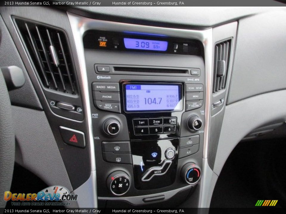 2013 Hyundai Sonata GLS Harbor Gray Metallic / Gray Photo #12