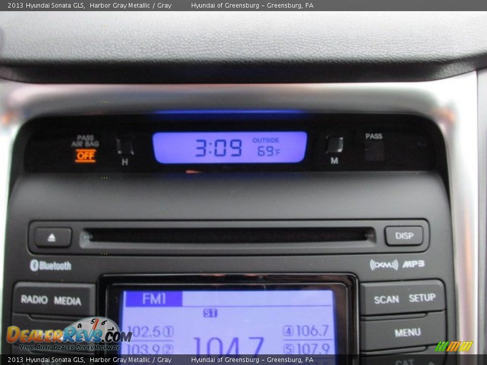 2013 Hyundai Sonata GLS Harbor Gray Metallic / Gray Photo #13