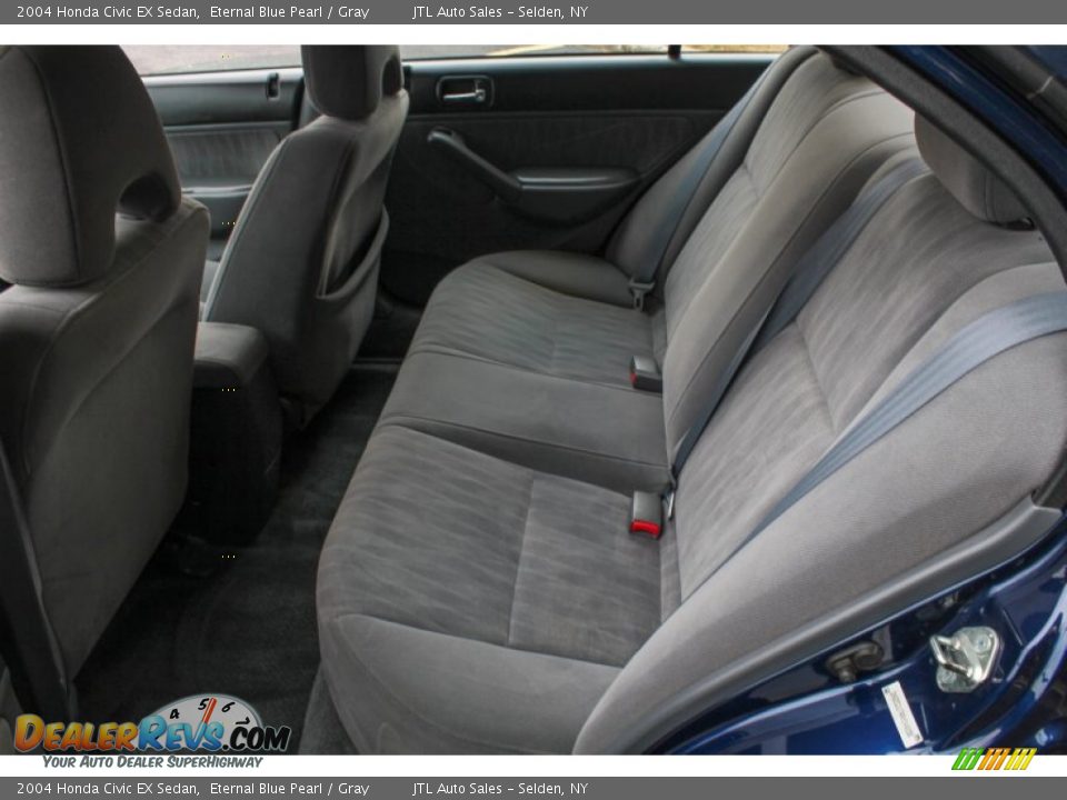 2004 Honda Civic EX Sedan Eternal Blue Pearl / Gray Photo #17