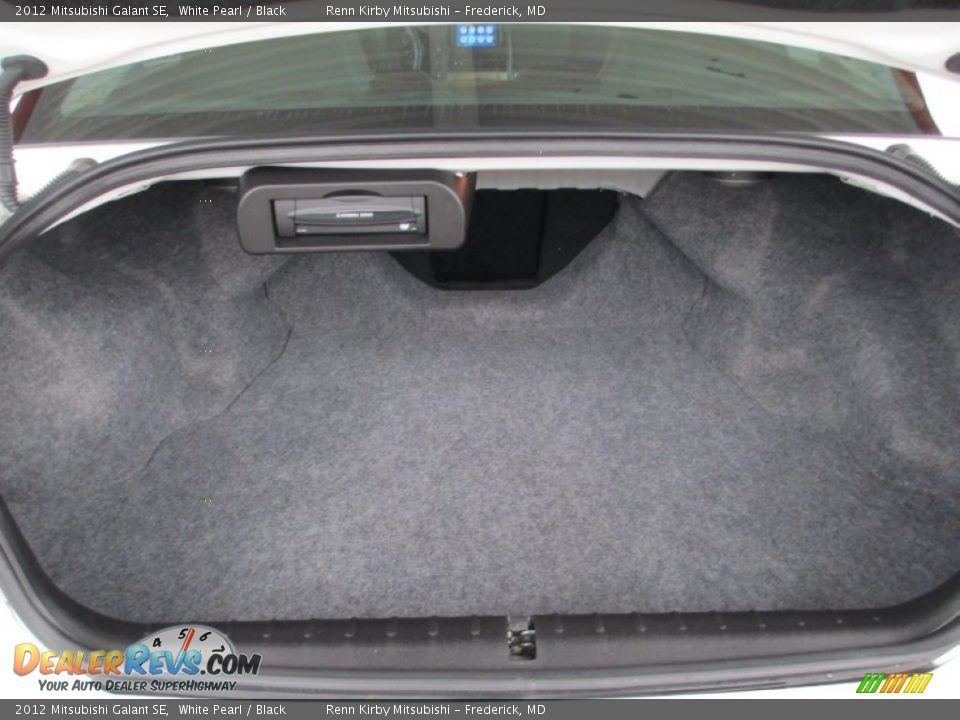 2012 Mitsubishi Galant SE White Pearl / Black Photo #29