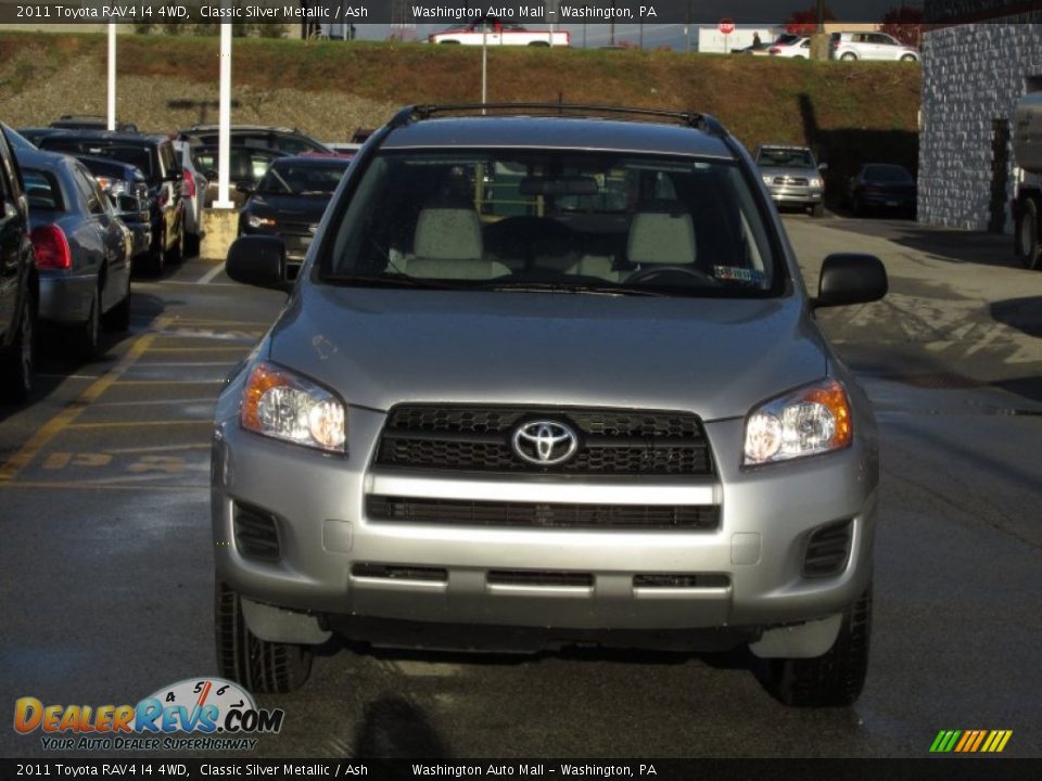 2011 Toyota RAV4 I4 4WD Classic Silver Metallic / Ash Photo #3