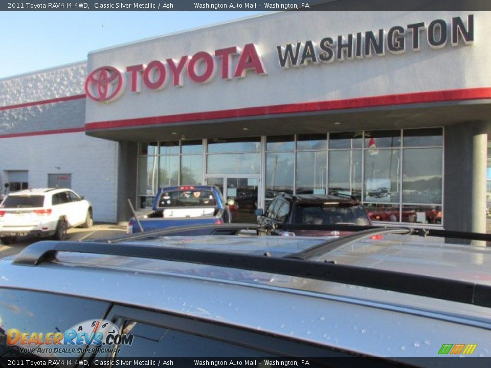 2011 Toyota RAV4 I4 4WD Classic Silver Metallic / Ash Photo #9