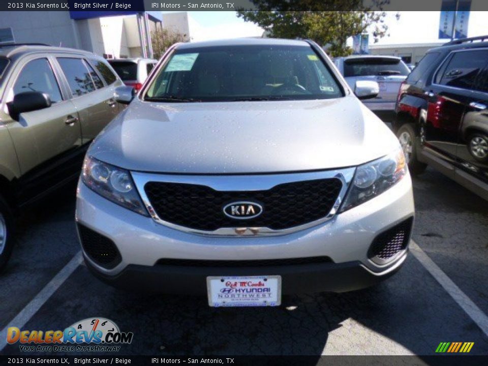 2013 Kia Sorento LX Bright Silver / Beige Photo #2