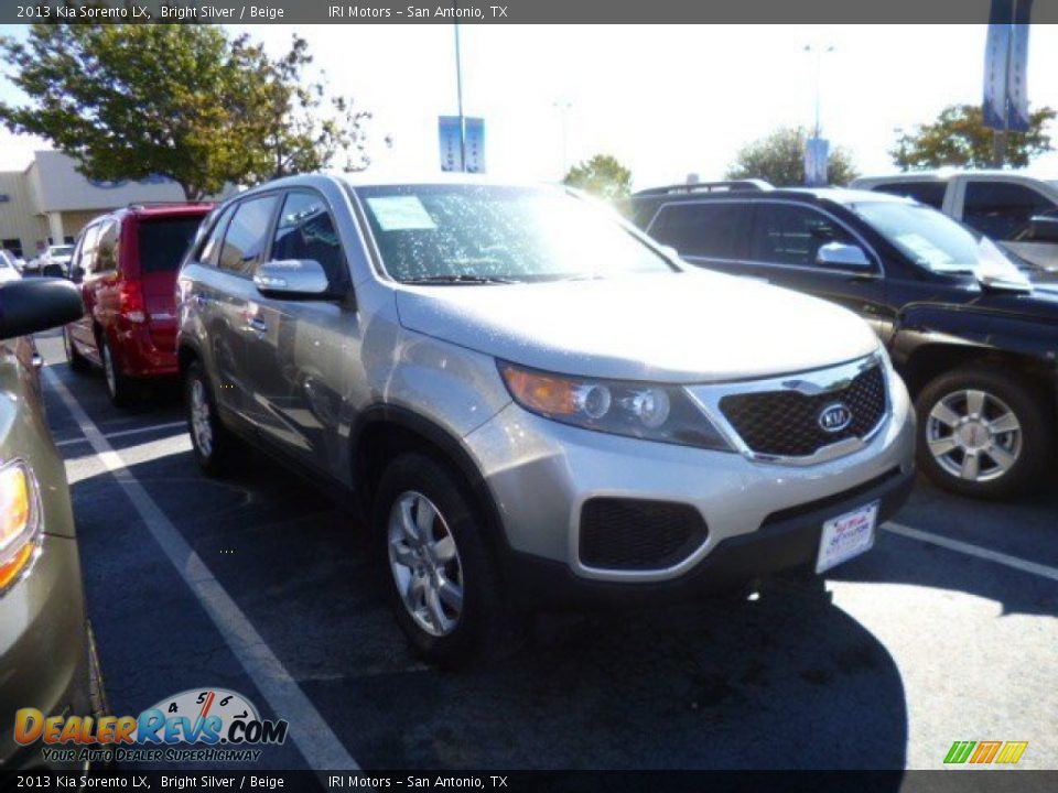 2013 Kia Sorento LX Bright Silver / Beige Photo #3