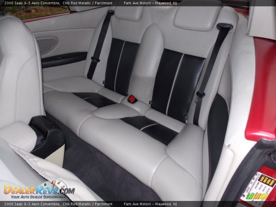 2006 Saab 9-3 Aero Convertible Chili Red Metallic / Parchment Photo #14