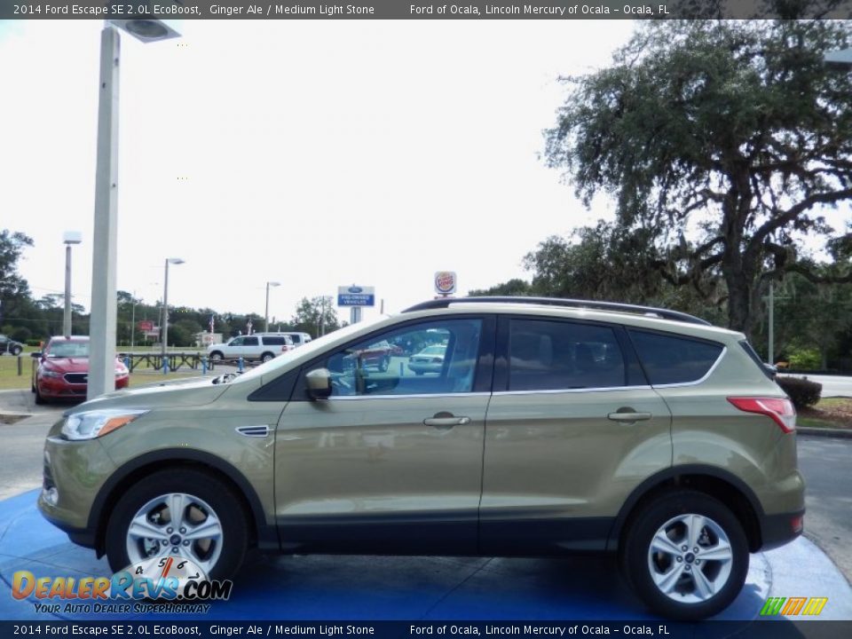 2014 Ford Escape SE 2.0L EcoBoost Ginger Ale / Medium Light Stone Photo #2