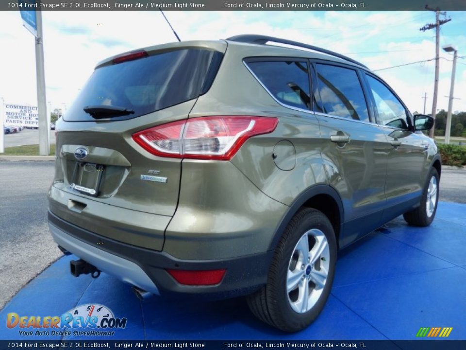 2014 Ford Escape SE 2.0L EcoBoost Ginger Ale / Medium Light Stone Photo #3