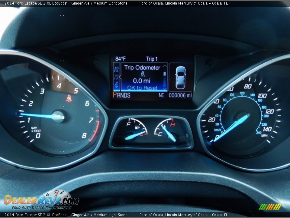 2014 Ford Escape SE 2.0L EcoBoost Ginger Ale / Medium Light Stone Photo #9