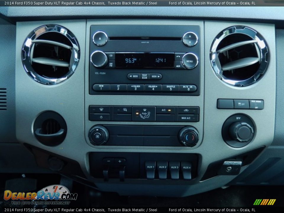 Controls of 2014 Ford F350 Super Duty XLT Regular Cab 4x4 Chassis Photo #9