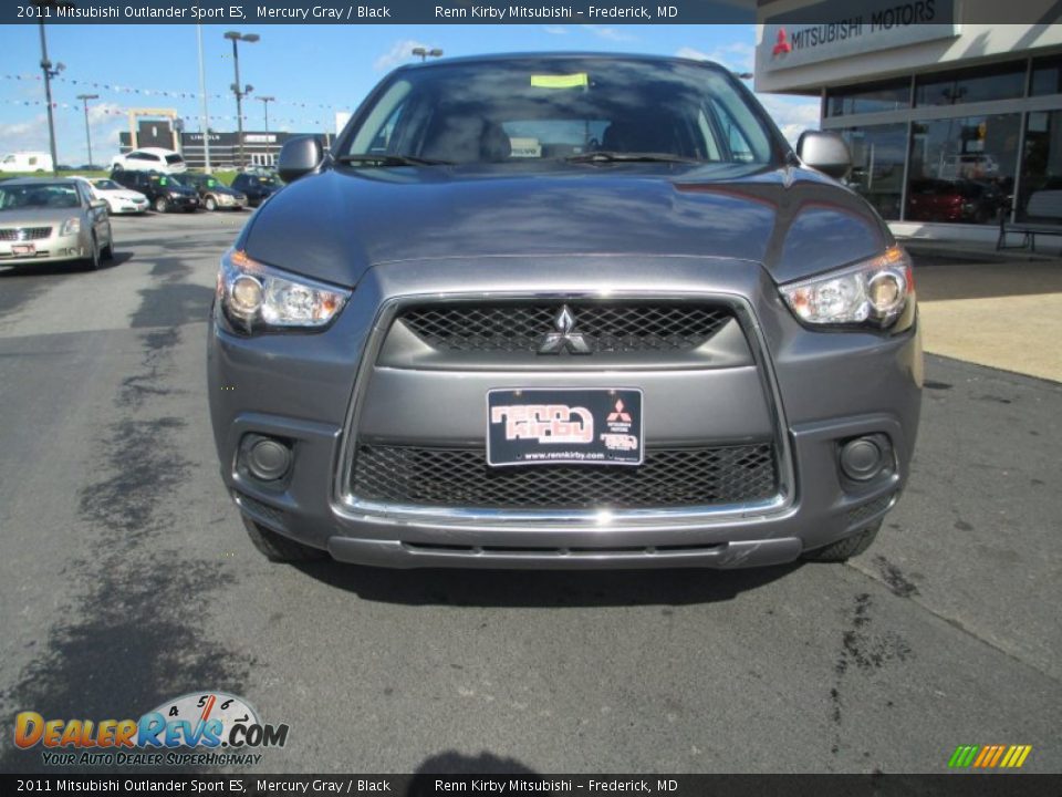 2011 Mitsubishi Outlander Sport ES Mercury Gray / Black Photo #2