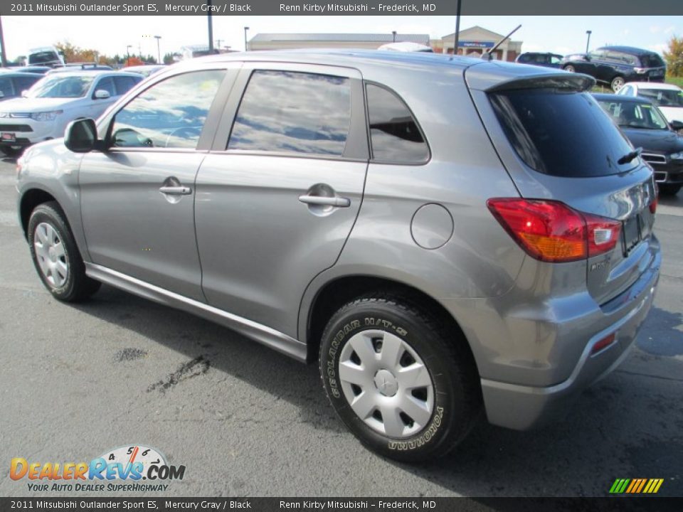 2011 Mitsubishi Outlander Sport ES Mercury Gray / Black Photo #5