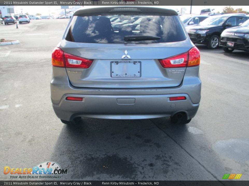 2011 Mitsubishi Outlander Sport ES Mercury Gray / Black Photo #6