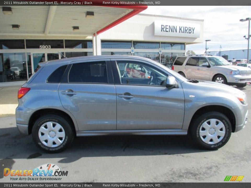 2011 Mitsubishi Outlander Sport ES Mercury Gray / Black Photo #8