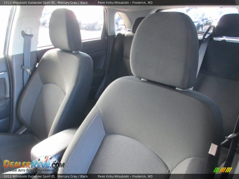 2011 Mitsubishi Outlander Sport ES Mercury Gray / Black Photo #9