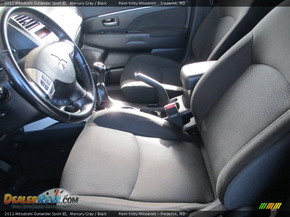 2011 Mitsubishi Outlander Sport ES Mercury Gray / Black Photo #11
