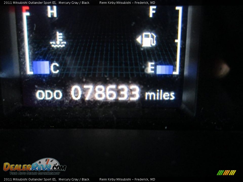 2011 Mitsubishi Outlander Sport ES Mercury Gray / Black Photo #15