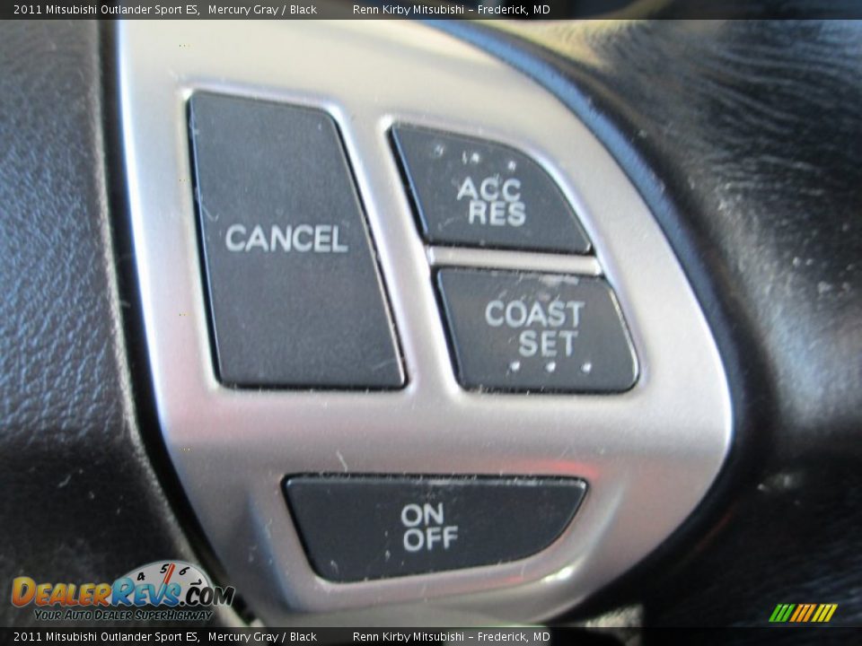 2011 Mitsubishi Outlander Sport ES Mercury Gray / Black Photo #17