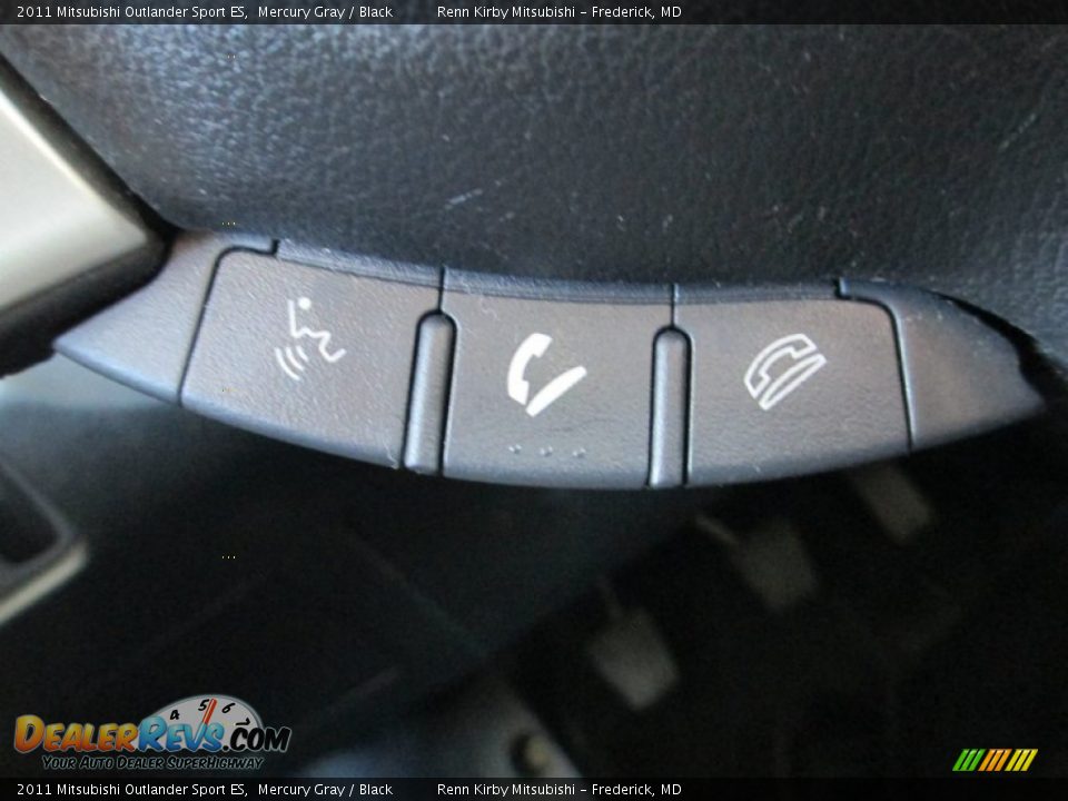 2011 Mitsubishi Outlander Sport ES Mercury Gray / Black Photo #18