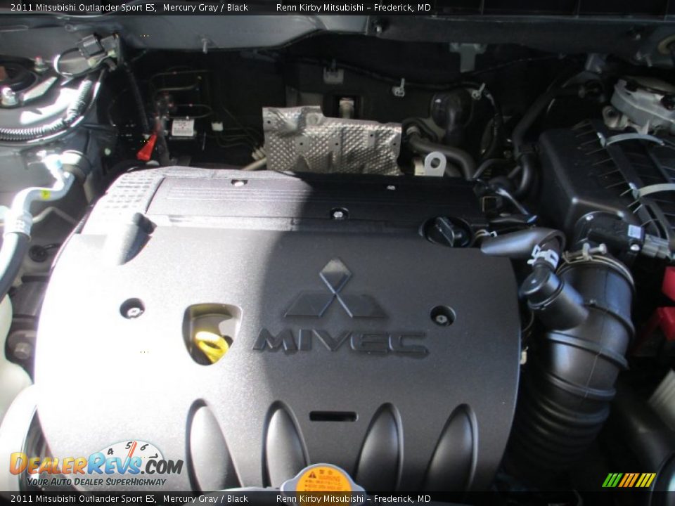 2011 Mitsubishi Outlander Sport ES Mercury Gray / Black Photo #29
