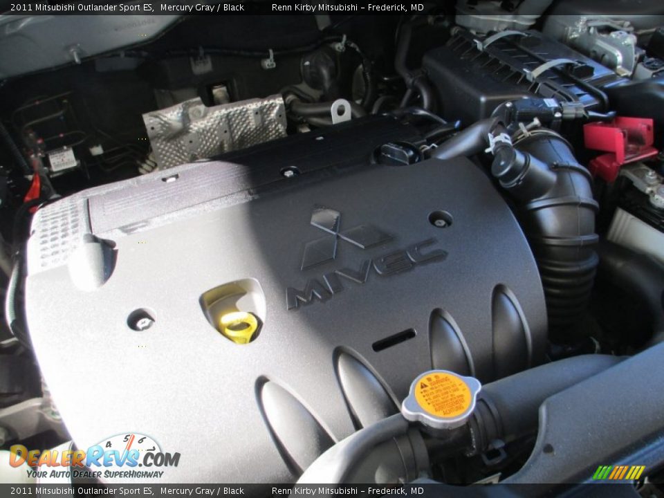 2011 Mitsubishi Outlander Sport ES Mercury Gray / Black Photo #30