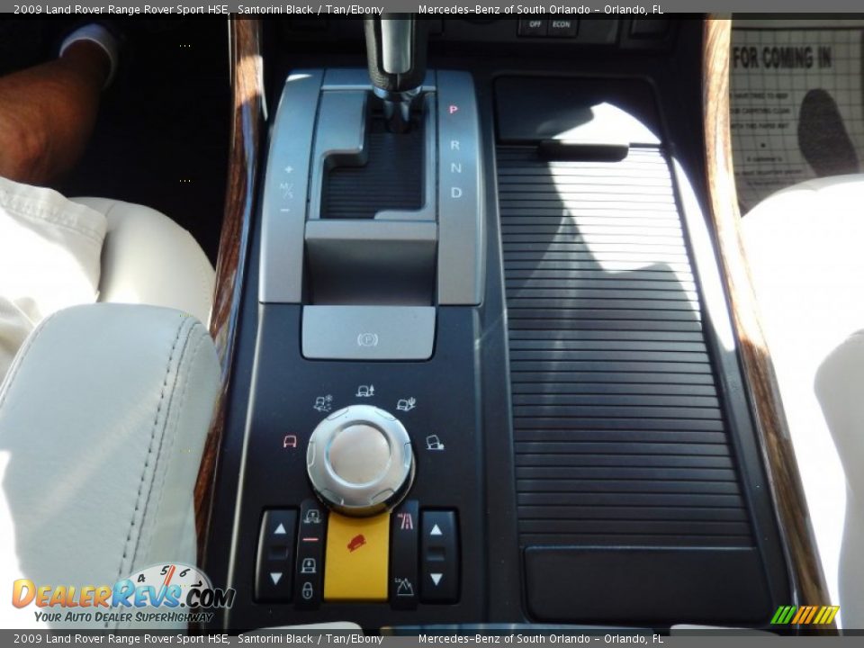 2009 Land Rover Range Rover Sport HSE Santorini Black / Tan/Ebony Photo #25