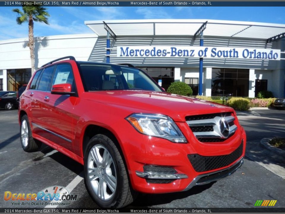 2014 Mercedes-Benz GLK 350 Mars Red / Almond Beige/Mocha Photo #1