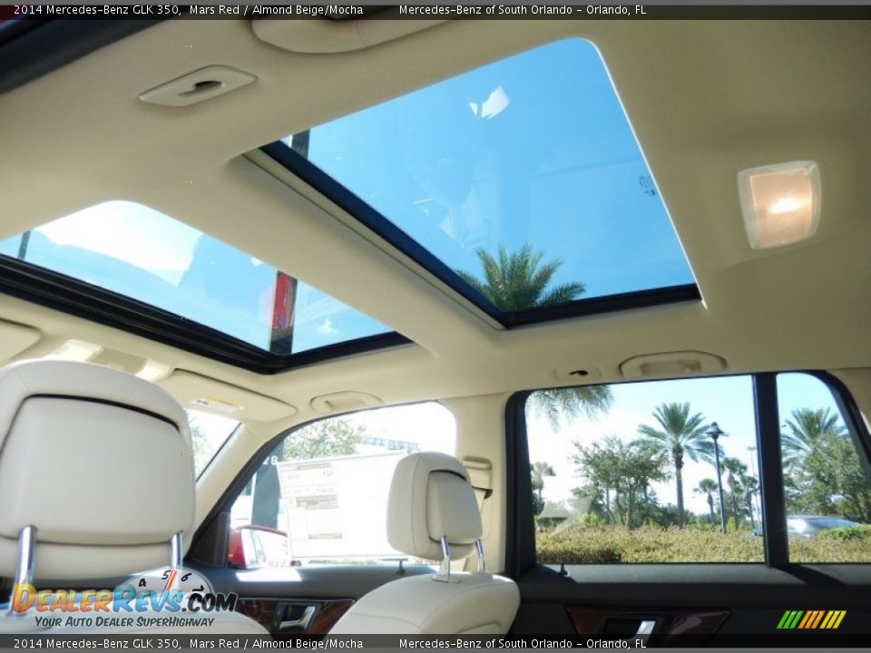 2014 Mercedes-Benz GLK 350 Mars Red / Almond Beige/Mocha Photo #8